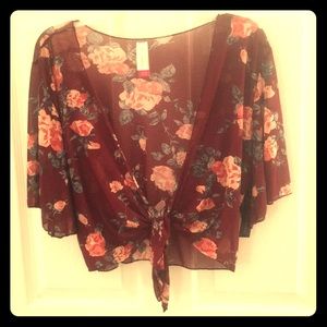 Rose Crop Top
